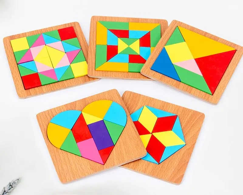 Puzzle Tangram Formes Géométriques