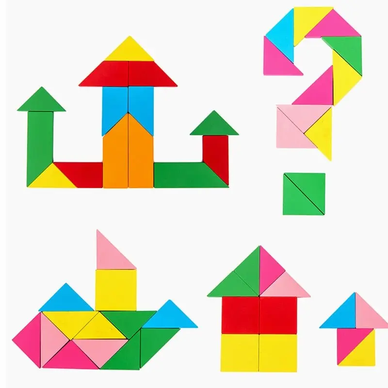 Puzzle Tangram Formes Géométriques
