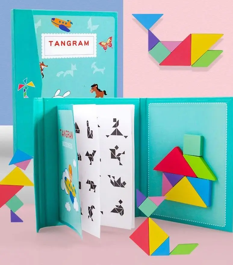 Puzzle Tangram Magnétique