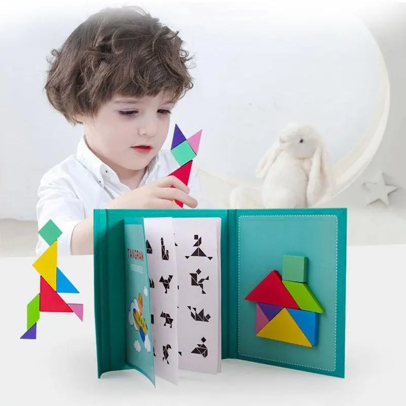Puzzle Tangram Magnétique