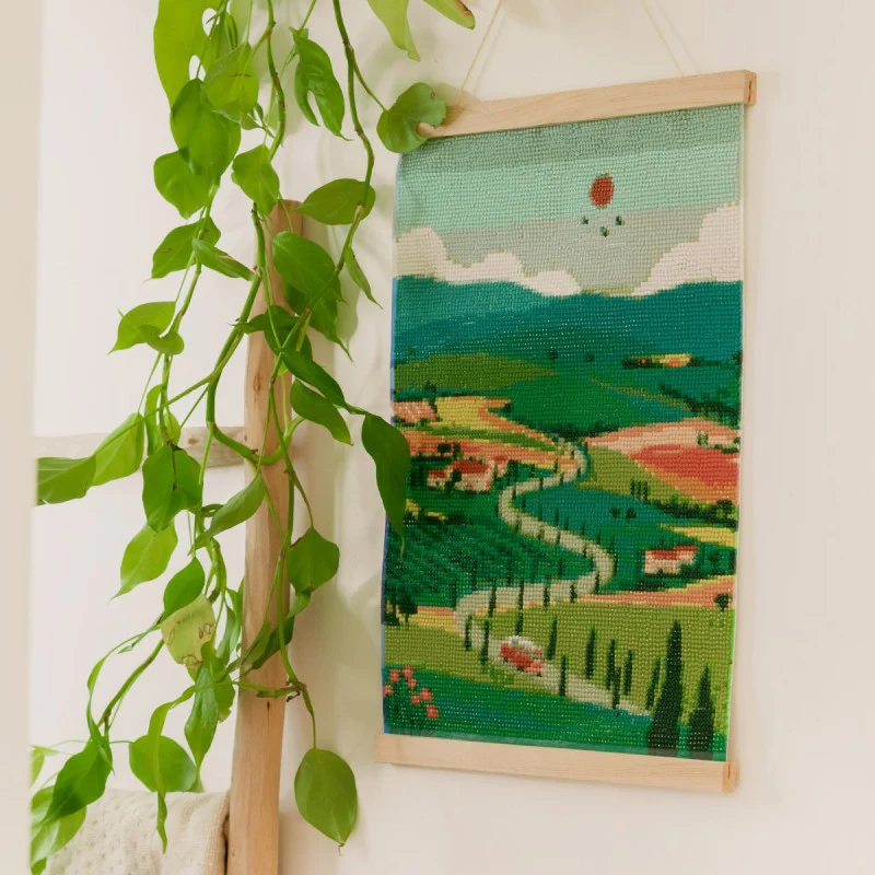 Coffret Petit Diamond Tuscany – Diamond Painting Toscane 30x40 cm | Nidhi Kachhadiya