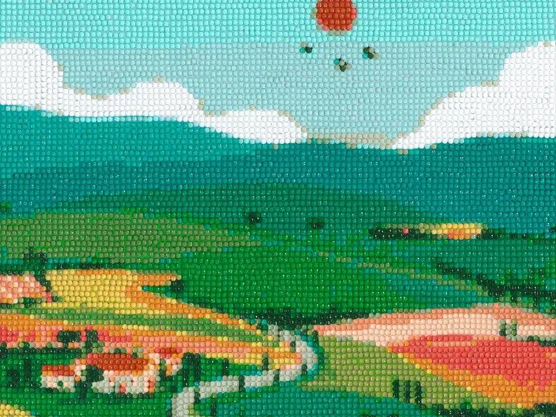 Coffret Petit Diamond Tuscany – Diamond Painting Toscane 30x40 cm | Nidhi Kachhadiya