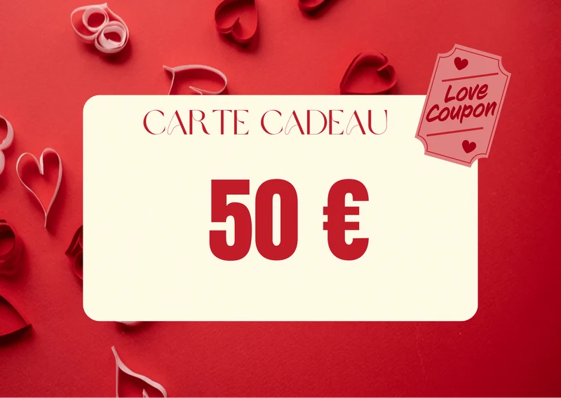 CARTE CADEAU 50 EUROS