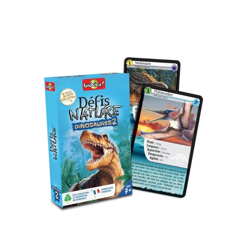 Défis Nature / Dinosaures 2 (bleu) - Nouvelle version (FR)