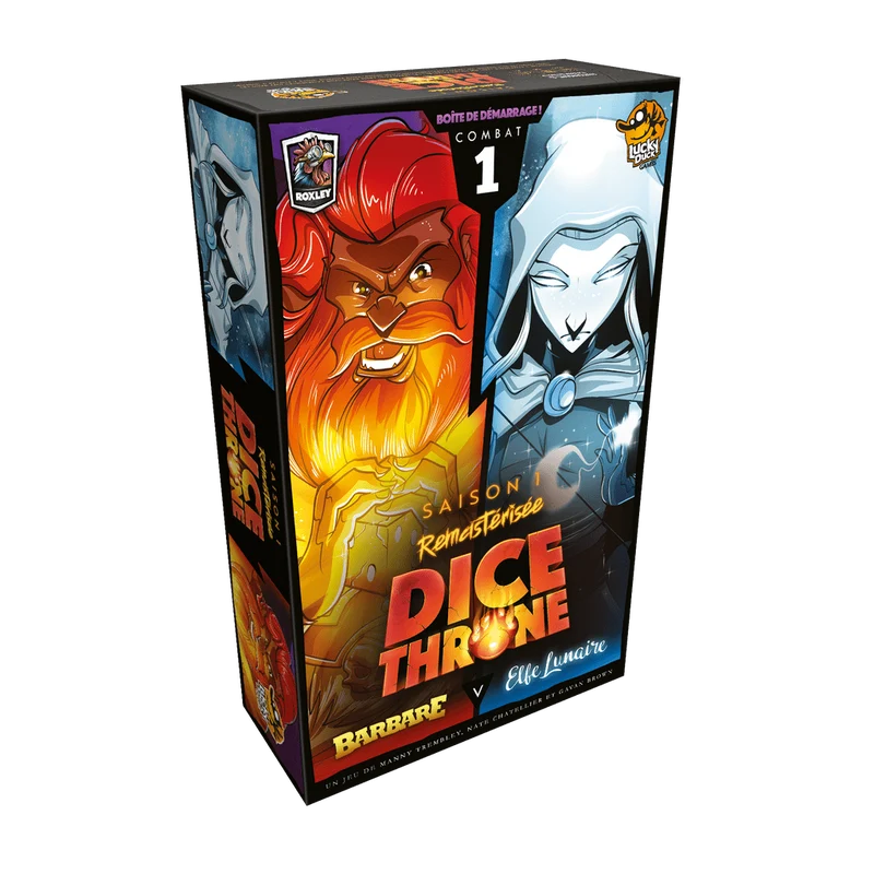 Dice Throne Sais. 1 - Barbare contre Elfe Lunaire (FR)