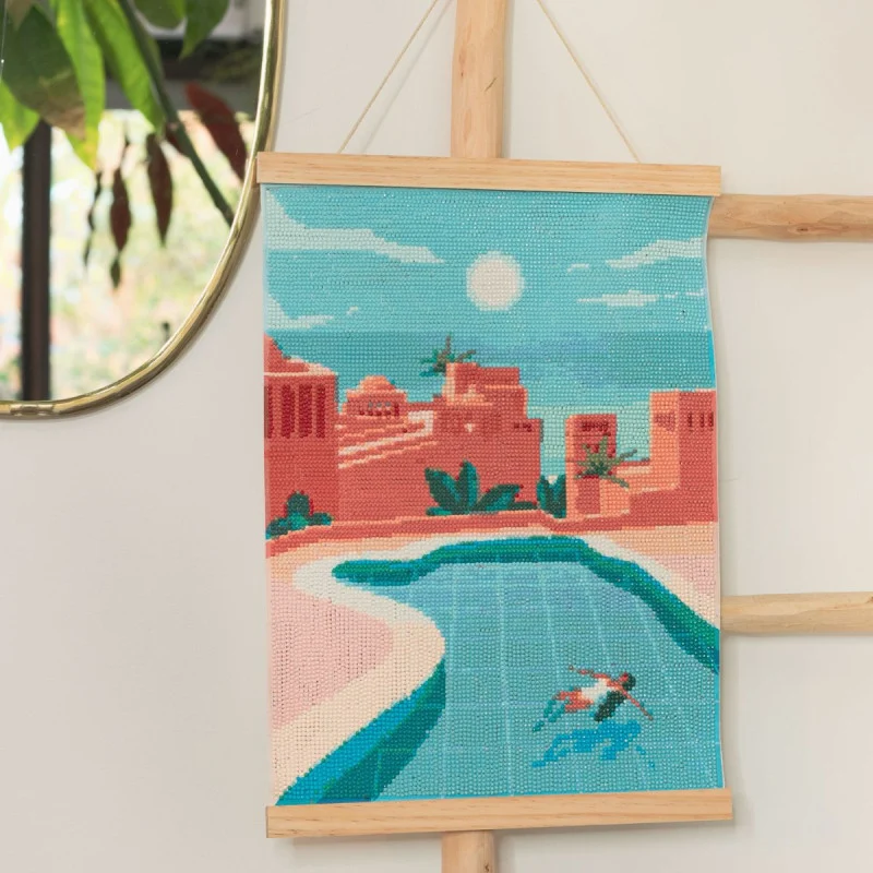 Coffret Petit Diamond Tenerife – Diamond Painting 30x40 cm | Illustration Petra Lidze