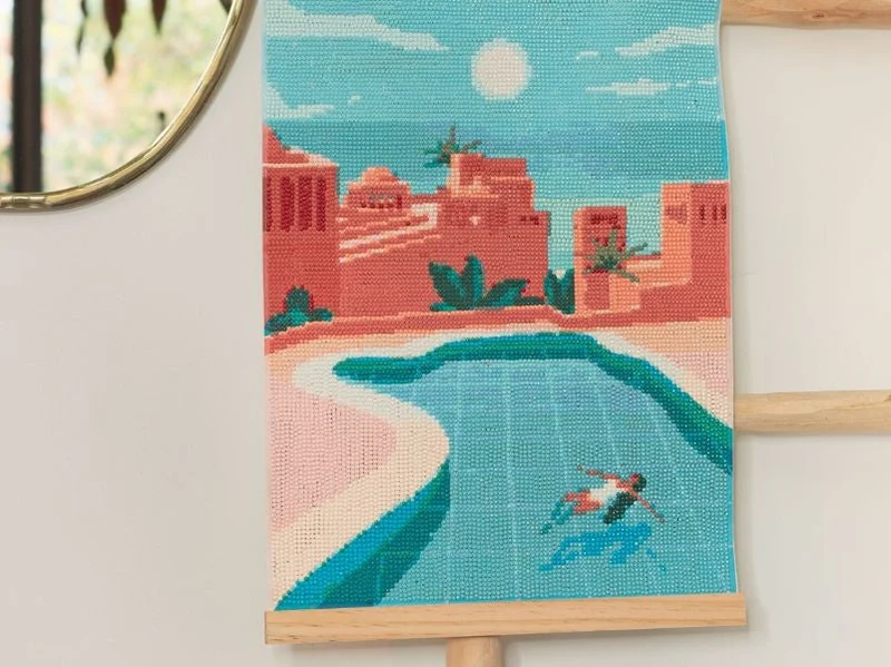 Coffret Petit Diamond Tenerife – Diamond Painting 30x40 cm | Illustration Petra Lidze