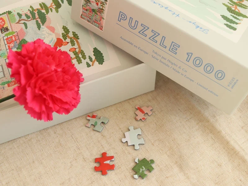 Puzzle 1000 pièces “Tokyo” – Hoglet & Co x La Petite Épicerie | Collection Quatre Coins