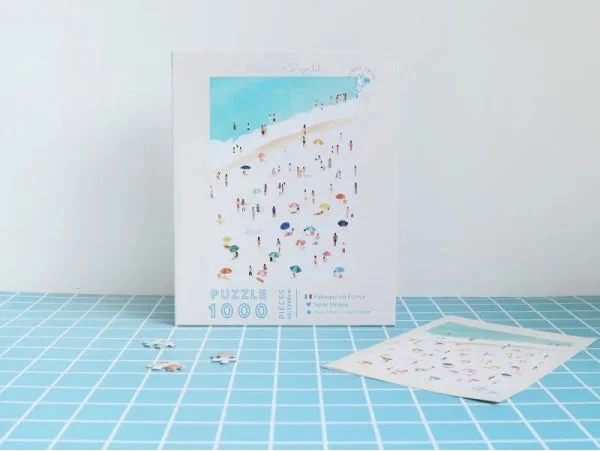Puzzle Beach Life 1000 Pièces – Melisa Bilgici | Puzzle Adulte Fabriqué en France