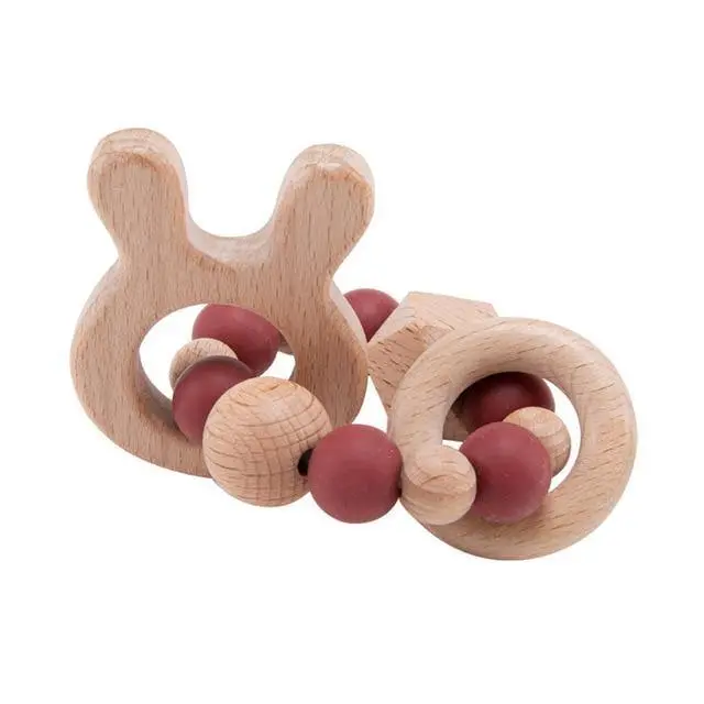 Hochet en Bois Lapin