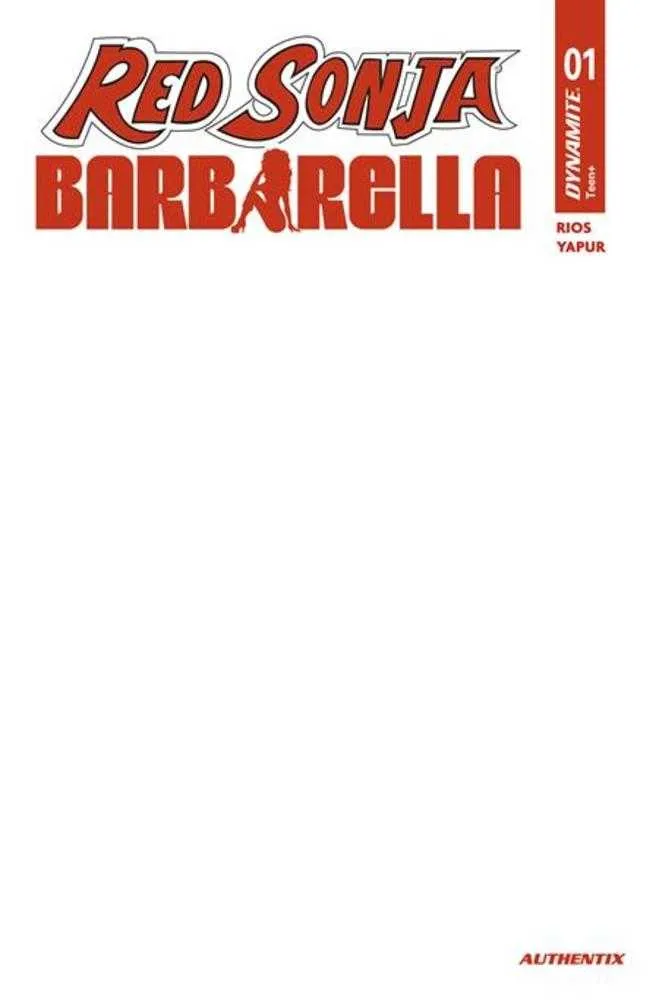 Red Sonja Barbarella #1 Dynamite H Blank 11/04/2026