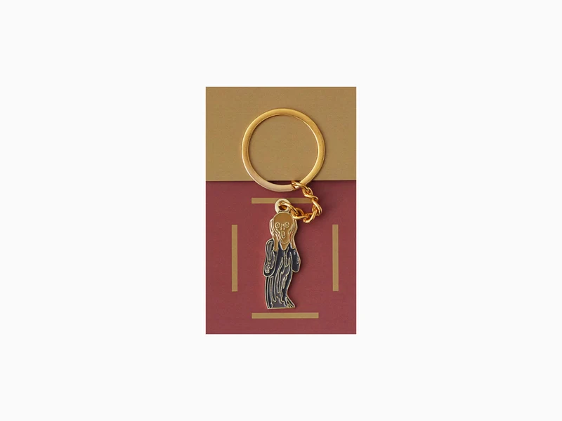 Porte-clés Le cri - Collection d'œuvres d'art iconiques