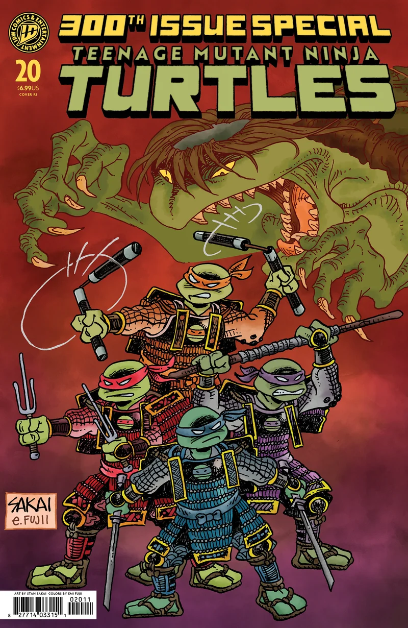 Tortues Ninja #20/#300e IDW 1:50 Sakai 22/07/2026