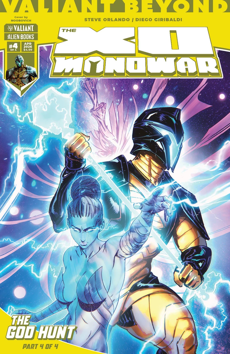 Valiant Beyond : The XO Manowar #8 The God Hunt #4 Couverture A (Noobovich)