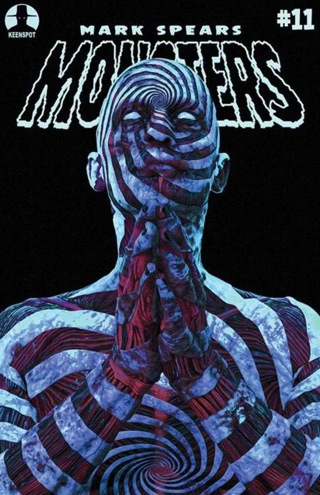Couverture A de Mark Spears Monsters #11, variante phosphorescente « Révélation impie »