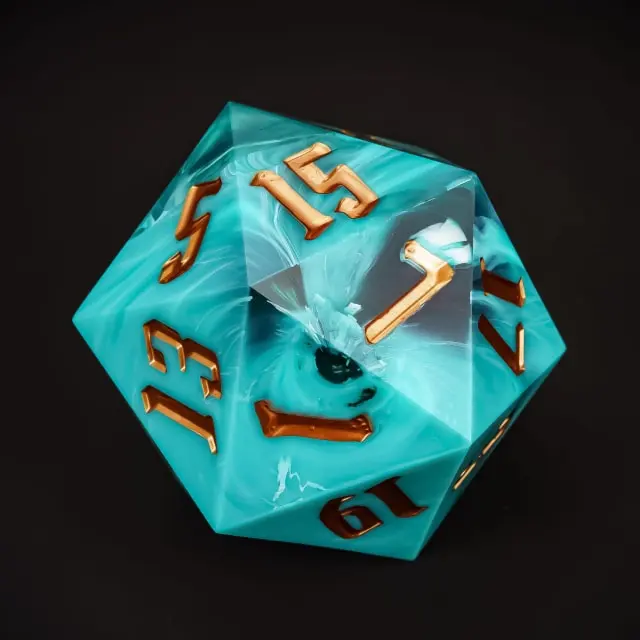 Dé 55mm D20: Fancy Schmancy