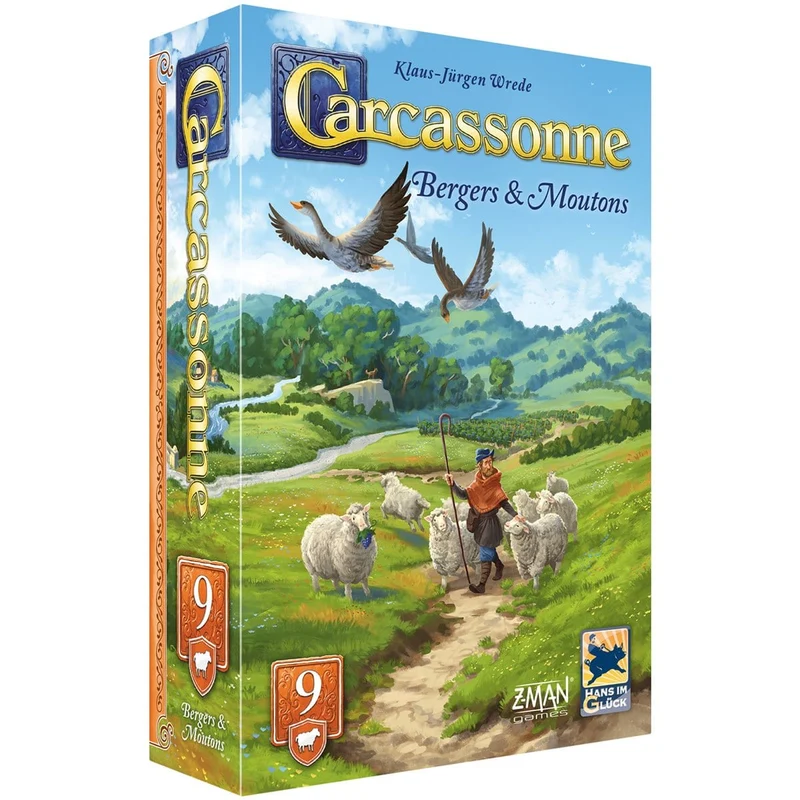 Carcassonne: Ext 9: Bergers & Moutons - Version 2025 (FR)