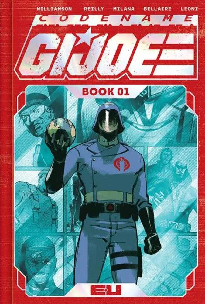 Codename GI Joe Deluxe Edition Relié Livre 01 Exclusivité Direct Market Andrea Milana & Annalisa Leoni Spot Foil Cover