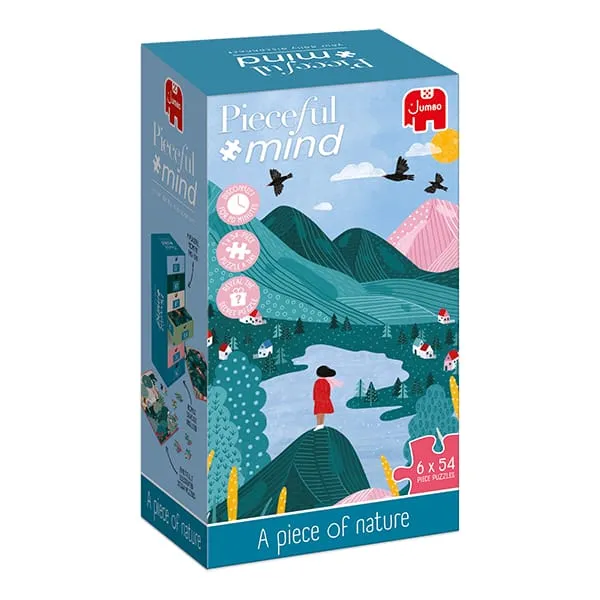 A piece of nature - Puzzles & Color Activity (6x54 pcs)