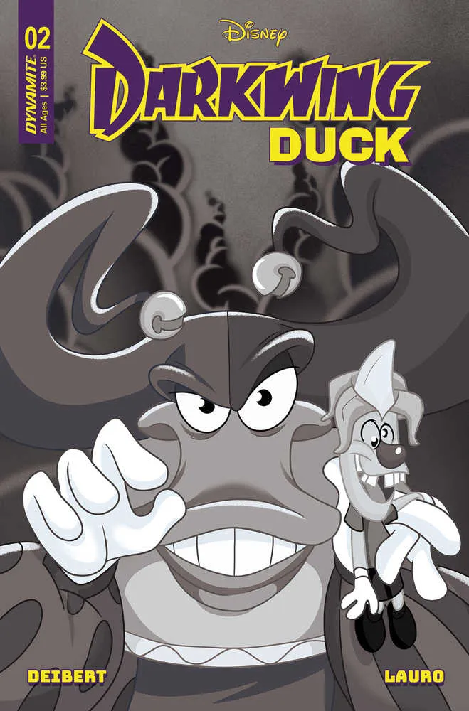 Darkwing Duck #2 Couverture Za 10 Exemplaires Édition Variante Forstner Noir et Blanc
