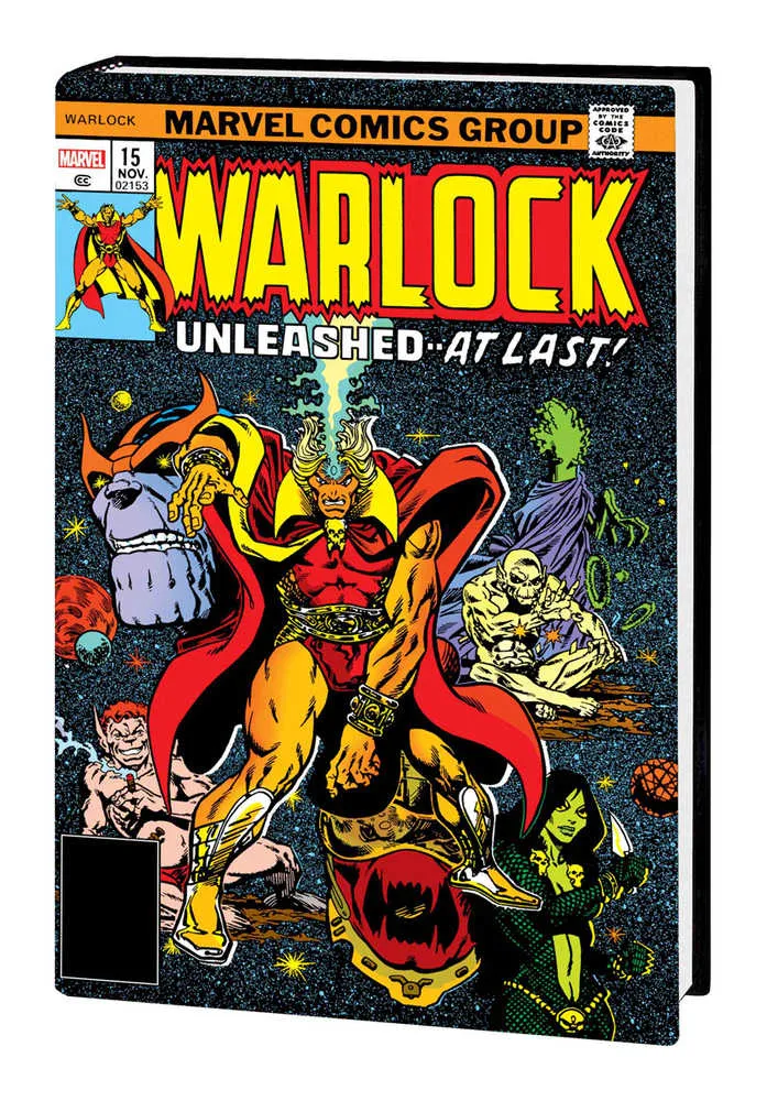 Adam Warlock Omnibus, édition reliée, couverture Starlin, variante pour le marché direct