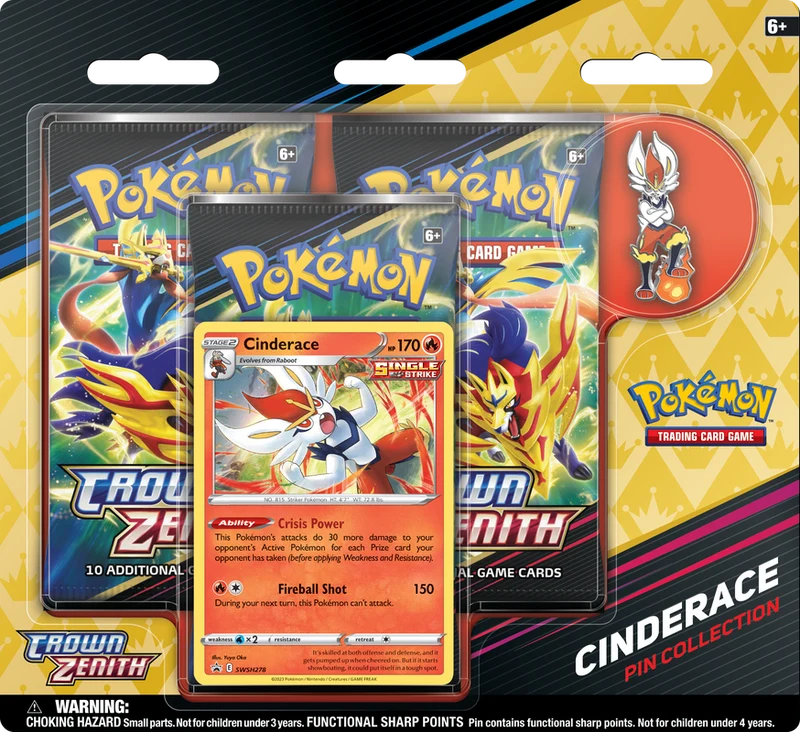 COLLECTION DE PIN'S POKÉMON COURONNE ZENITH