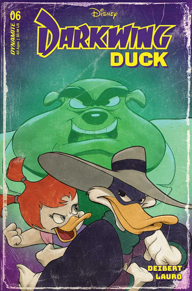 Couverture originale de Darkwing Duck #6 Q Foc Staggs