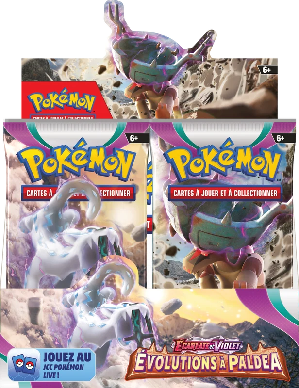 JCC POKÉMON : SV2 - BOOSTERS PALDEA ÉVOLUÉ