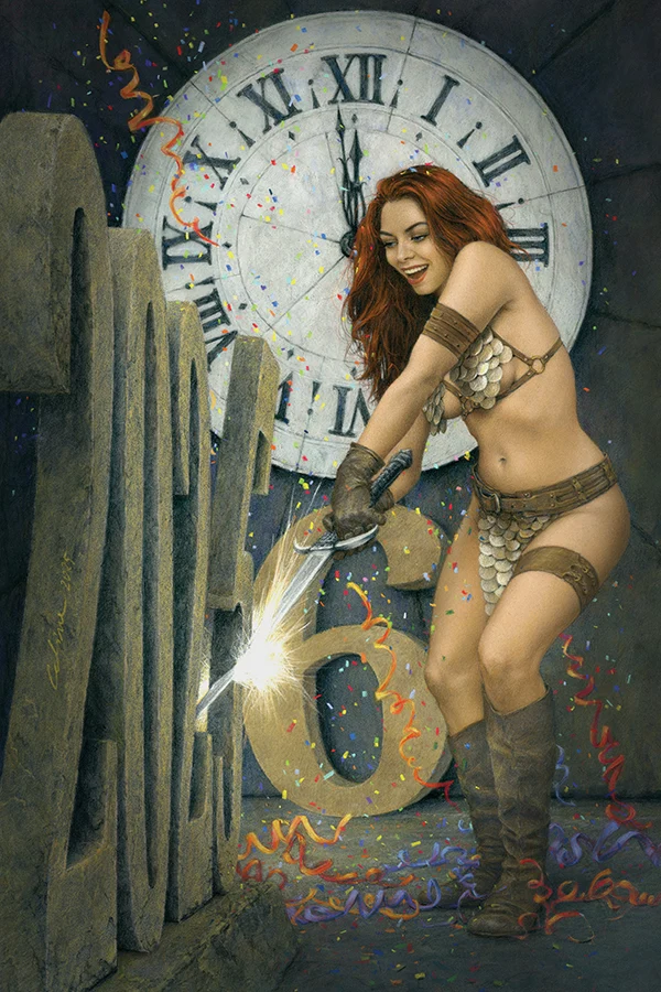 Red Sonja Spécial Nouvel An 2025 #1 Dynamite Celina Virgin 18/02/2025