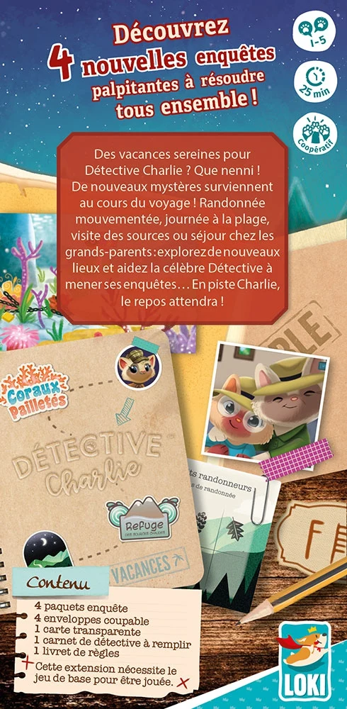Détective Charlie Part en vacances