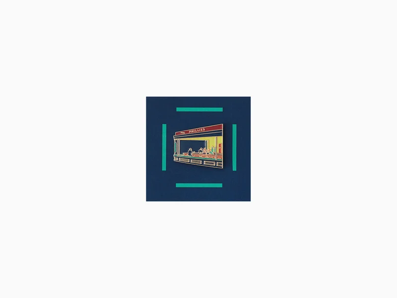 Pin's Nighthawks - Collection d'œuvres d'art iconiques