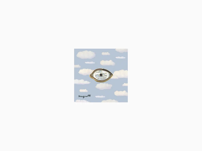 Pin's René Magritte - Oeil "Le faux miroir"