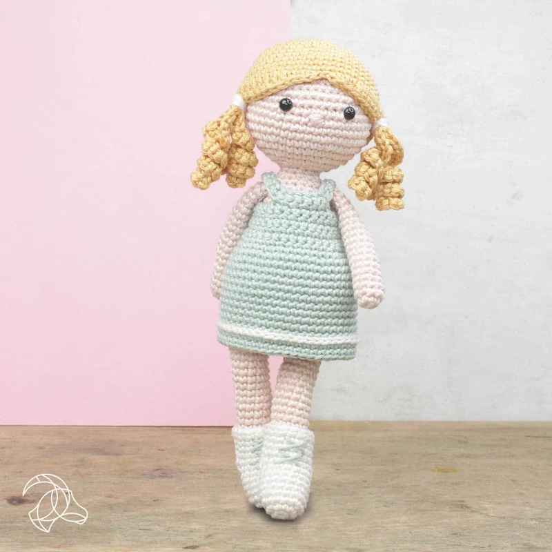 Kit amigurumi crochet Fille Britt