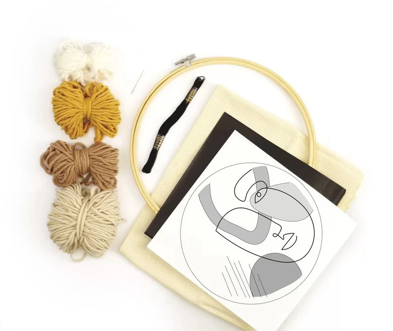 Kit Punch Needle Line Art – Graine Créative