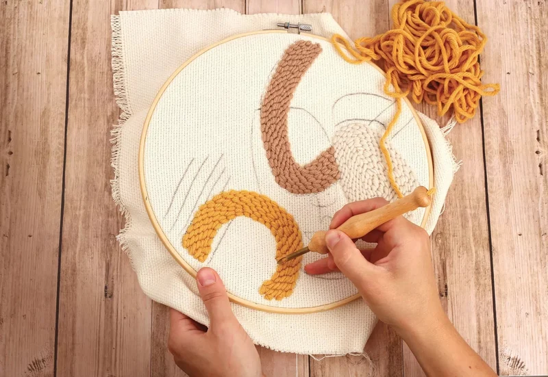 Kit Punch Needle Line Art – Graine Créative