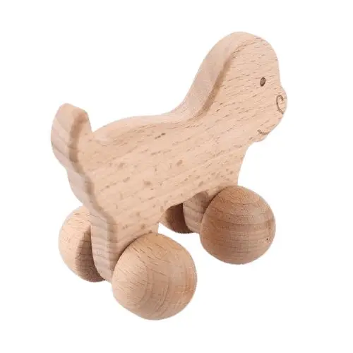 Hochet en Bois Chien