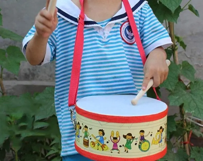 Tambour en bois pour Bébé
