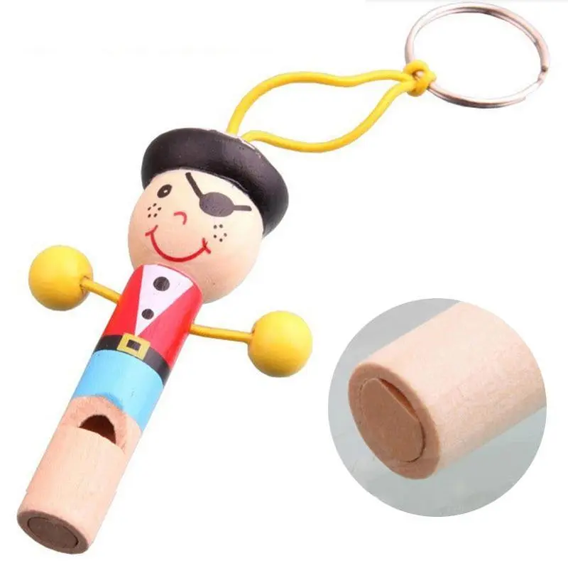 Sifflet Pirate en Bois pour Enfant
