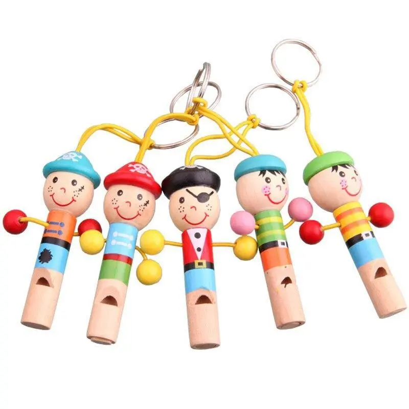 Sifflet Pirate en Bois pour Enfant