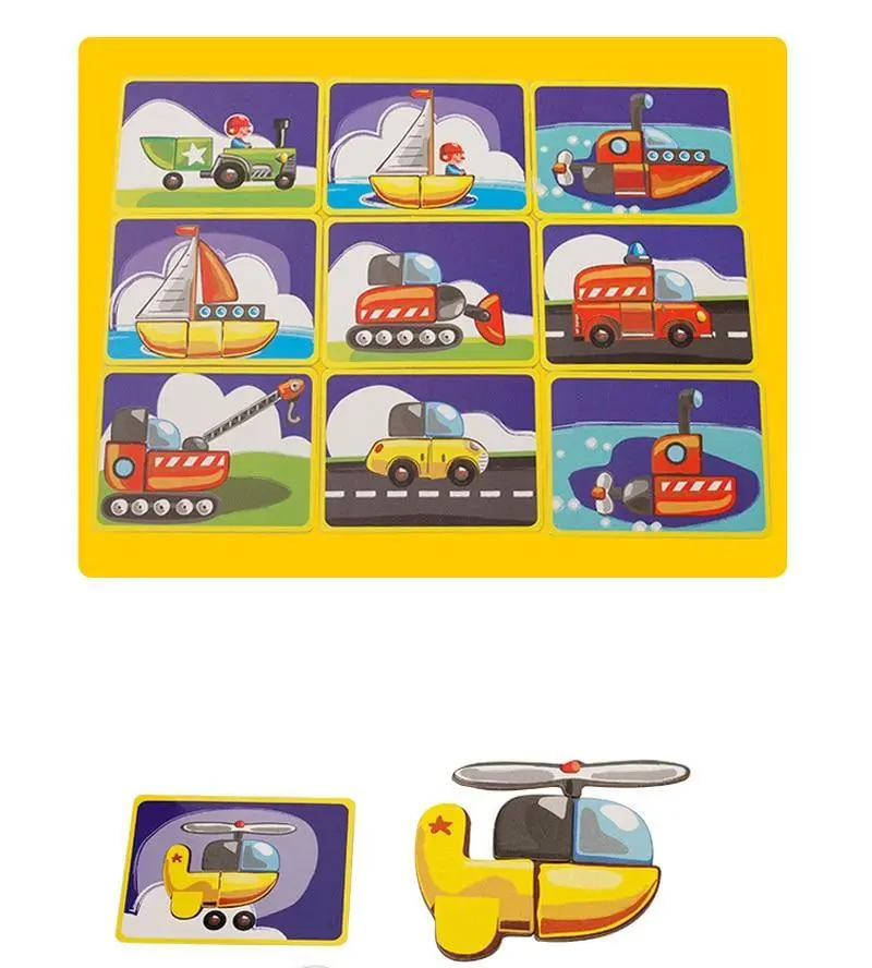 Puzzle Magnétique - Moyens de Transport
