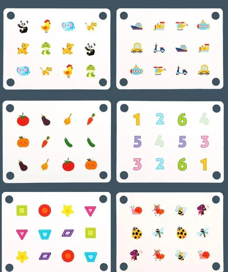 Jeu de Mémoire Montessori
