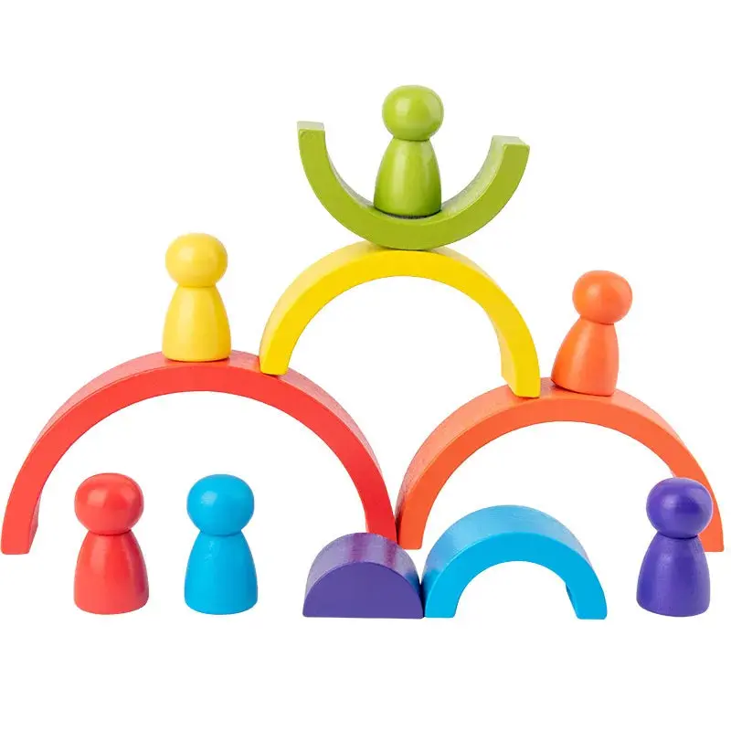 Arc-en-ciel en Bois pour enfants