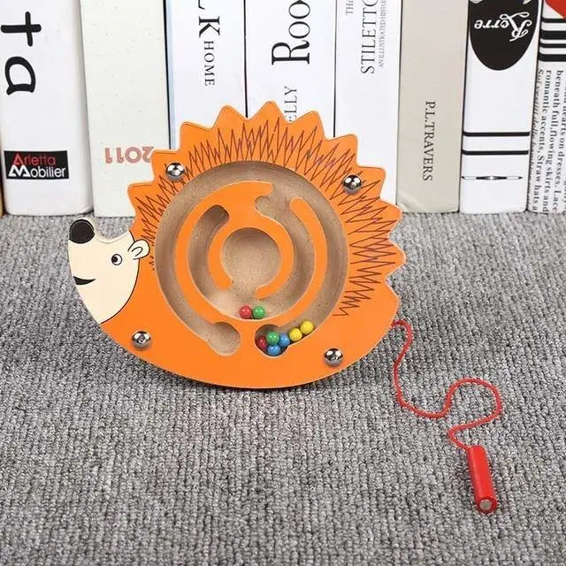 Labyrinthe Animal en Bois – Jeu d'Éveil et de Dextérité