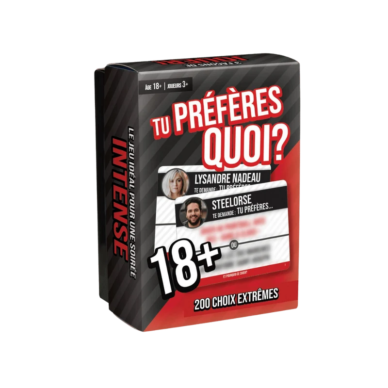 Tu préfères quoi? 18+ (FR)
