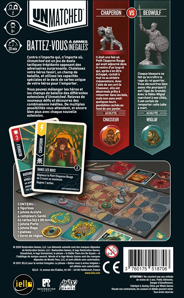 Unmatched - Petit Chaperon Rouge vs Beowulf