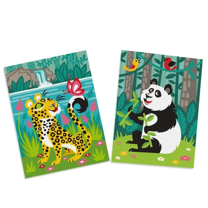 Peinture par numéros Kids "Panda & Leopard"