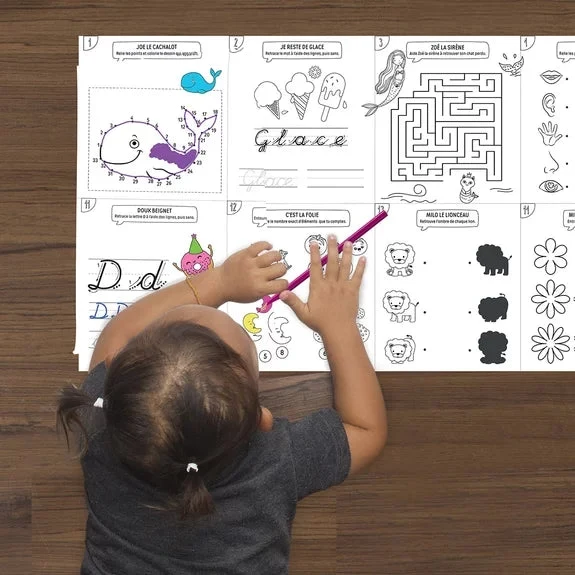 ROULEAU ÉDUCATIF de 3 Mètres PRÊT À COLORIER