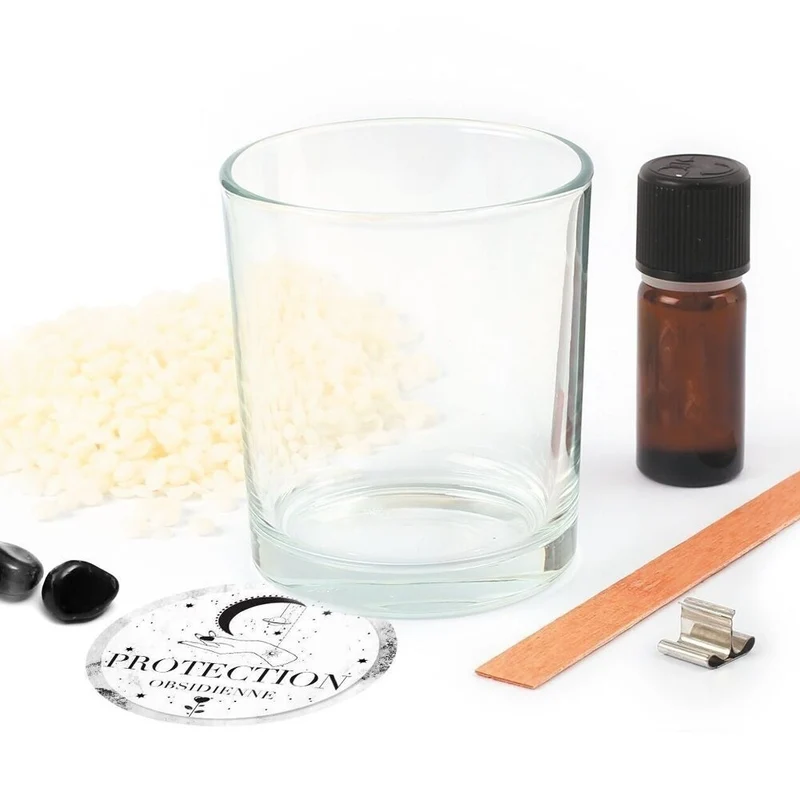 Kit DIY Lithothérapie Obsidienne – Graine Créative