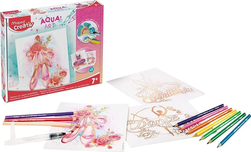 MAPED Aqua’Art Danse – Kit aquarelle pour enfants dès 7 ans