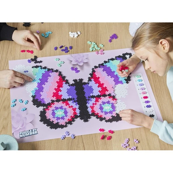 Puzzle Papillon 800 Pcs - Jeu de construction enfant PLUS PLUS